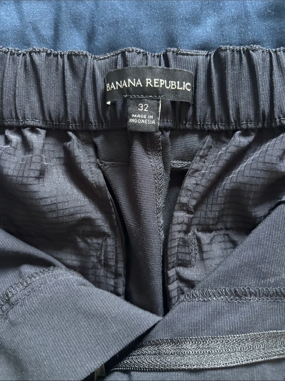 Banana Republic Men's Black Flat Front Shorts